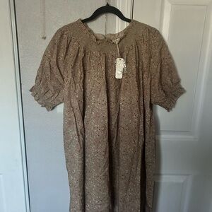 Rylee + Cru Noralee New Maddie Dress Ditsy Floral Mini Babydoll Cottagecore